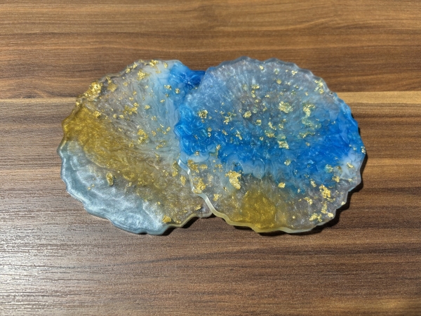 Sous-verres géodes