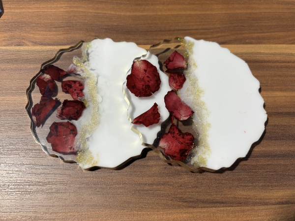 Sous-verres géodes