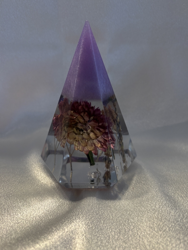 Support à bagues décoratif pyramide 4po – Image 4