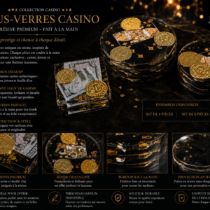 Sous-verres Collection Casino