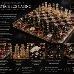 Jeu d'échecs Prestige Collection Casino